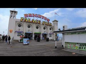 Brighton Palace Pier and Amusement Park Full Tour May 2021