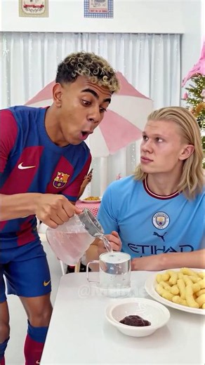 He Didn’t Need Water… Until He Really Did 🌶️💧 #football #haaland #parody