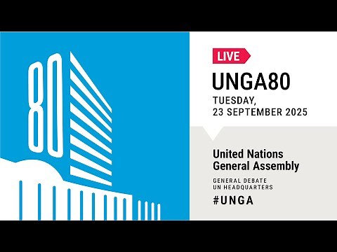 #UNGA 80 General Debate Live - 23 September 2025 (Day 1): Brazil, USA, Korea, France, & More