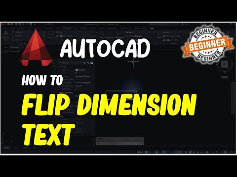 AutoCAD How To Flip Dimension Text