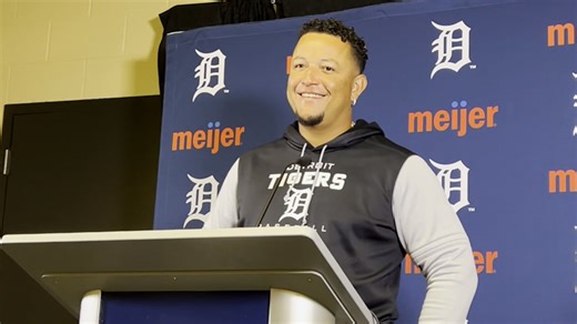 Cabrera on his 3,000th hit