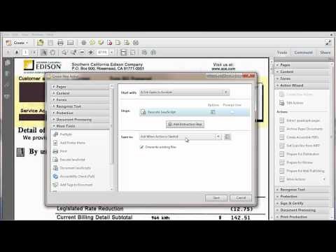 Acrobat 10 Pro - Use JavaScript Action to split large file