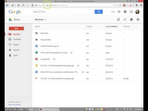 How to use Google Docs to create and save a document