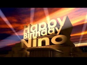 Happy Birthday Nino