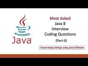 Java 8 Coding Interview Question Part-6 Most asked question using stream #java8 #javainterview #java