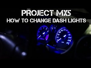 How to change your Dash Cluster Lighting