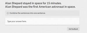 Alan Shepard stayed in space for 15 minutes. Alan Shepard was t... | Filo