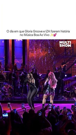 IZA and Gloria Groove singing I'M STILL IN LOVE WITH YOU (Sean Paul) | Good Music | Multishow