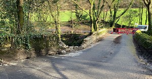 Bridge damaged, dangerous and closed after vehicles smash into it