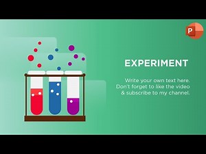 Chemistry Experiment, Animated Slide Design, Motion Graphics Animation, PowerPoint Tutorials