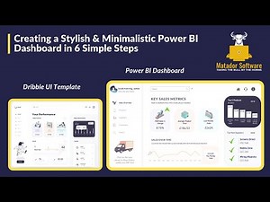Create a STYLISH & MINIMAL Power BI Dashboard in 6 SIMPLE Steps