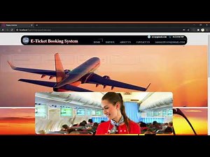 Airline Reservation System in PHP | Final Year Project | HTML CSS PHP MYSQL | Flight Ticket Booking
