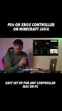 Any Controller on Minecraft Java! PS, XBOX, Mac or PC!