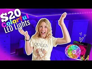 Room UPGRADE! $20 Colorful LED Lights! AMAZING!