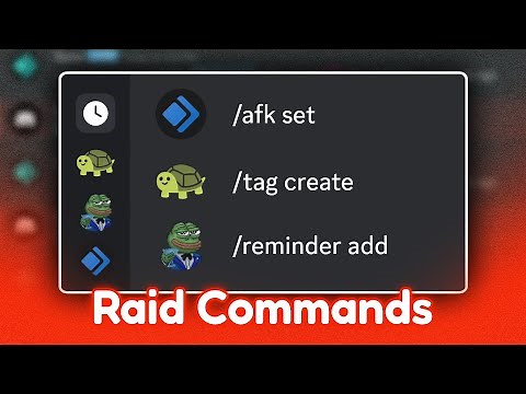 These Bot Commands can Raid your Discord Server!