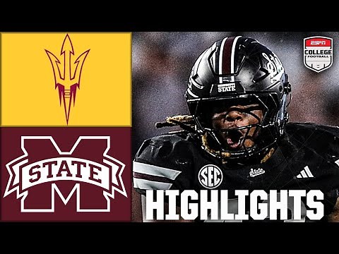Arizona State Sun Devils vs. Mississippi State Bulldogs | Full Game Highlights | ESPN CFB