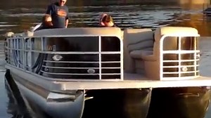 Fastest Pontoon Boat 100 MPH created by: Kevin Bestul https://www.youtube.com/watch?v=DLRwkrBZzsA #hppowerboat #powerboating #boating #boats #pontoon #ozarks | HP Powerboat