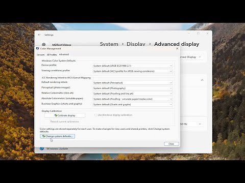 How to Reset Color Settings in Windows 11/10 (Guide)