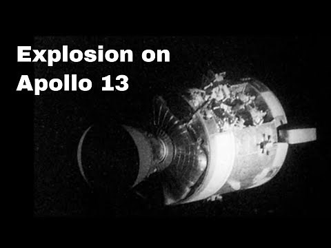 13th April 1970: Apollo 13 spacecraft rocked by an explosion from one of its oxygen tanks