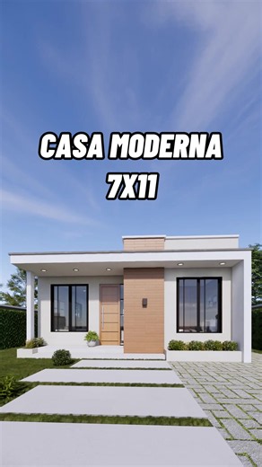 Acompáñame a ver este Diseño de 7X11 con Tres Recámaras en una planta 😱🏠 #housetour #arquitectura #casasmodernas #fachadasmodernas #casasbonitas