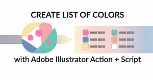 ColorList Script: make a list of colors from a selection