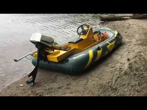 Intex Seahawk 4 Fishing Boat Sea Test