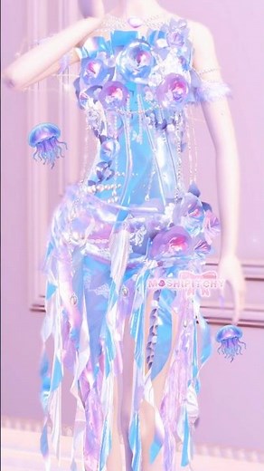 🫧*FREE* jellyfish dress combo tutorial in #dresstoimpress