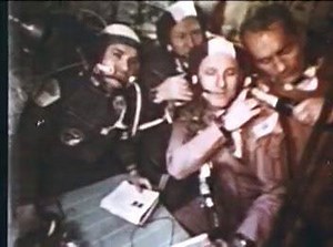 On this date in 1975, American astronauts and Soviet cosmonauts docked their spacecraft together, greeted each other with handshakes, and received an extraordinary phone call from President Gerald R. Ford, symbolizing the end of the Space Race between the United States and the Soviet Union. Hear the president’s remarks in this video. The Apollo-Soyuz Test Project laid the foundation on which the International Space Station was eventually built. President Ford later reflected, “If we can bring th