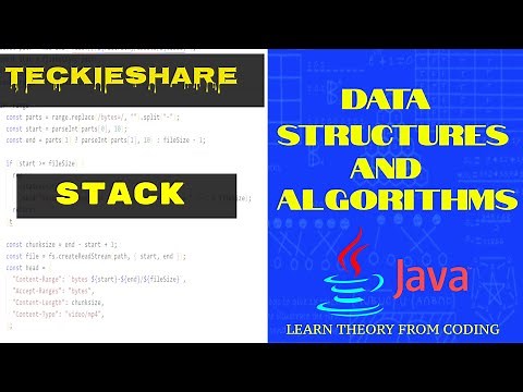 Data Structures and Algorithms | Stack | Java | TeckieShare
