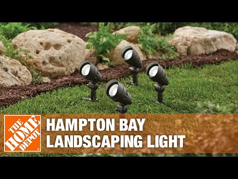 Hampton Bay Adjustable Landscaping Light | The Home Depot