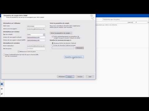 Configuration pour Outlook 2016