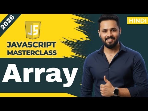 Javascript tutorial in Hindi #25 Array Tutorial for Beginners | Array Definition, Operations