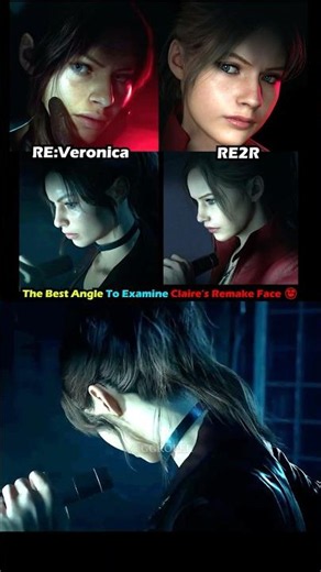 The Perfect Shot To Analyze Claire’s Remake Design 👌Resident Evil VERONICA