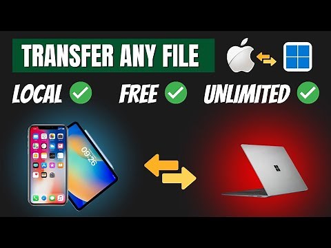 The FASTEST Way to Transfer Files Between Windows PC And iPhone/iPad