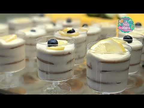 Carlota de Limón en Vasitos individuales. Receta rica y fácil!!