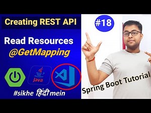 Creating REST API using Spring Boot | Creating GET functionality | Full Project setup and Code