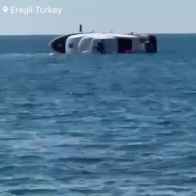 Brand New $1M Luxury Yacht Capsizes Minutes After Launch | Crew Jumps Overboard