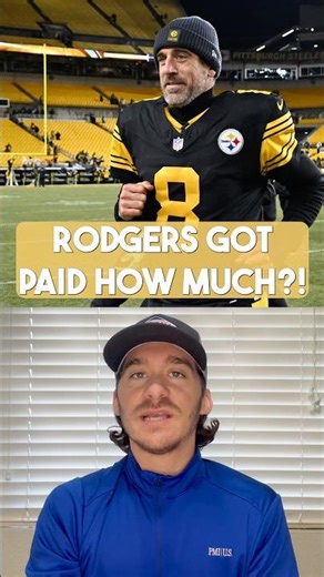 The Steelers RESIGN Aaron Rodgers 🤯 #shorts