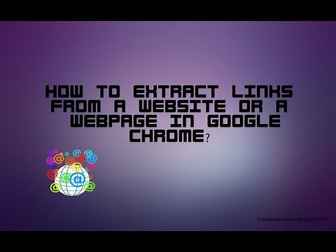 How To Extract URLs From A Website In Chrome? (No Downloads Required)