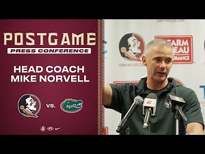 MIKE NORVELL | FSU Football UF Post-game Press Conference