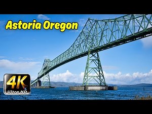 Astoria–Megler Bridge from Megler, Washington to Astoria Oregon Drive Across