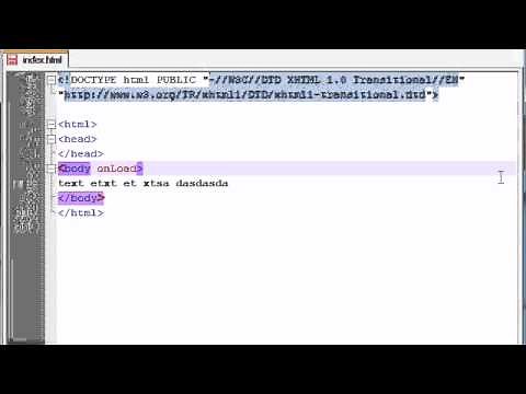 Beginner JavaScript Tutorial - 23 - onMouseOver & onLoad