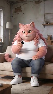 Cute And Chubby Cat 😺#funnyvideos #orangecat #cat #cartoon #cutecat | Alien Cat