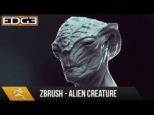 Zbrush Character Sculpting Tutorial - Alien Creature Design HD