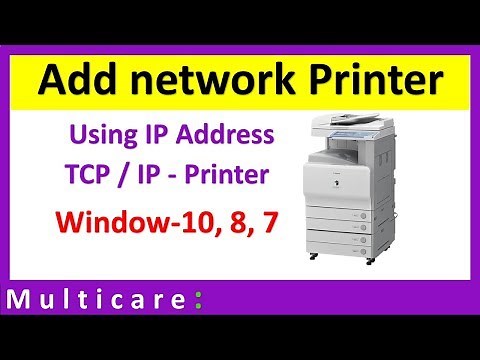 How to install network printer in windows 10