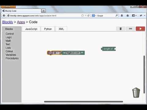 Google Blockly Visual Programming Tutorial