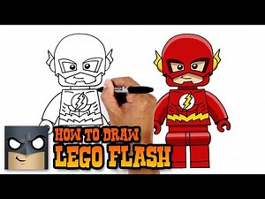 How to Draw Lego Flash - Videos For Kids