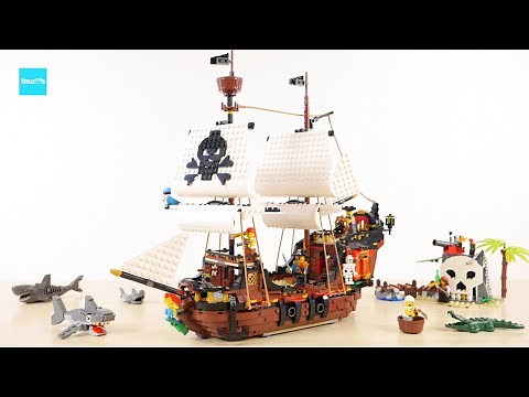 LEGO Creator Pirate Ship 31109 / LEGO Creator 3-in-1 Pirate Ship Speed ​​Build & Review