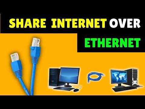 How to share the Internet from one PC to another using an ethernet Cable or LAN Cable