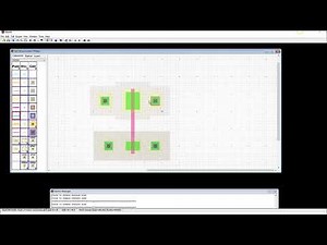 CMOS Inverter Layout using Electric.